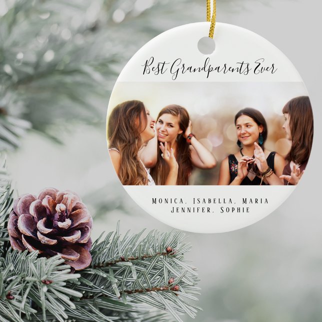 Adorno De Cerámica Abuelos, nietos de fotos (Subido por el creador)