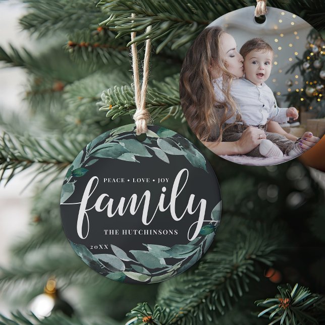 Adorno De Cerámica Abundancia de invierno | Familia Peace Love Joy (Subido por el creador)