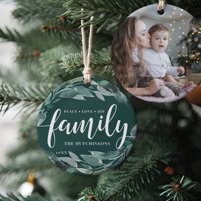 Adorno De Cerámica Abundancia de invierno | Familia Peace Love Joy (Subido por el creador)