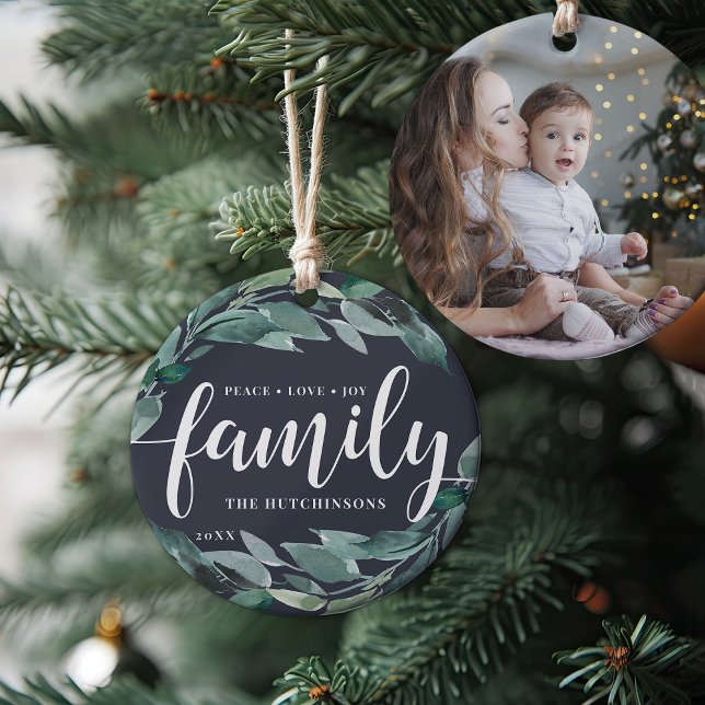 Adorno De Cerámica Abundancia de invierno | Familia Peace Love Joy (Subido por el creador)