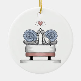 Adorno De Cerámica Acabados de casar
