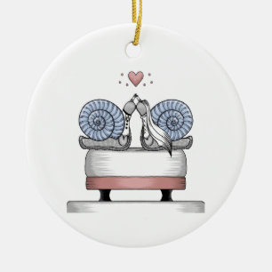 Adorno De Cerámica Acabados de casar