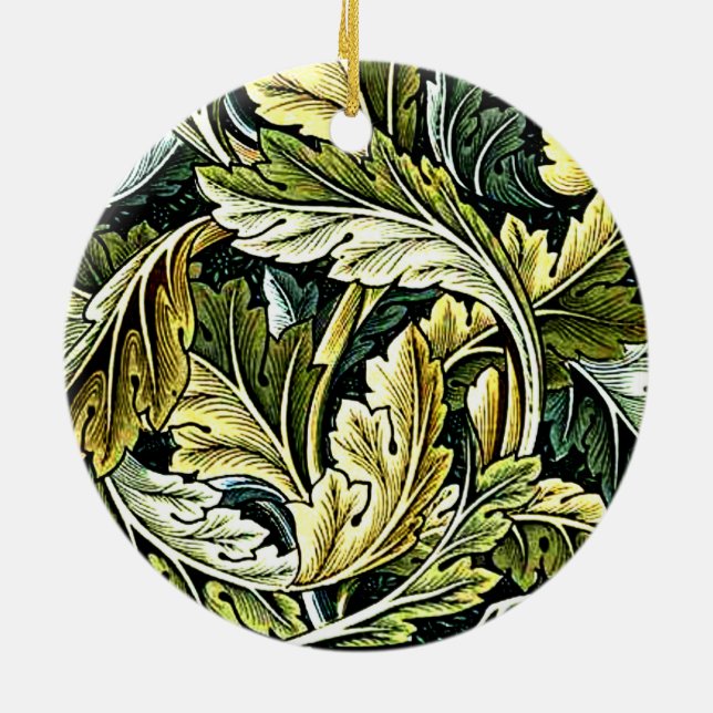 Adorno De Cerámica Acanthus, popular patrón de William Morris (Atrás)