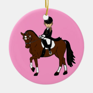 Adorno De Cerámica Accesorio para uso personalizado de caballos y con
