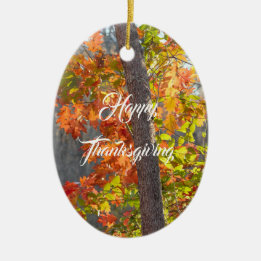 Adorno De Cerámica Acción de Gracias Temática de Otoño