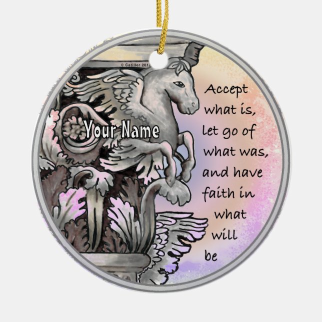 Adorno De Cerámica Aceptación (Frente)