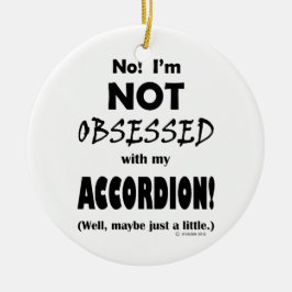 Adorno De Cerámica Acordeón obsesionado