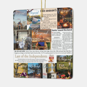 Adorno De Cerámica Acorn Ornament Magazines Más Allá