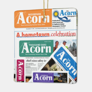 Adorno De Cerámica Acorn Ornament Take One