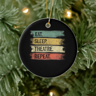 Adorno De Cerámica Actor de regalos tecnológicos del teatro de repet