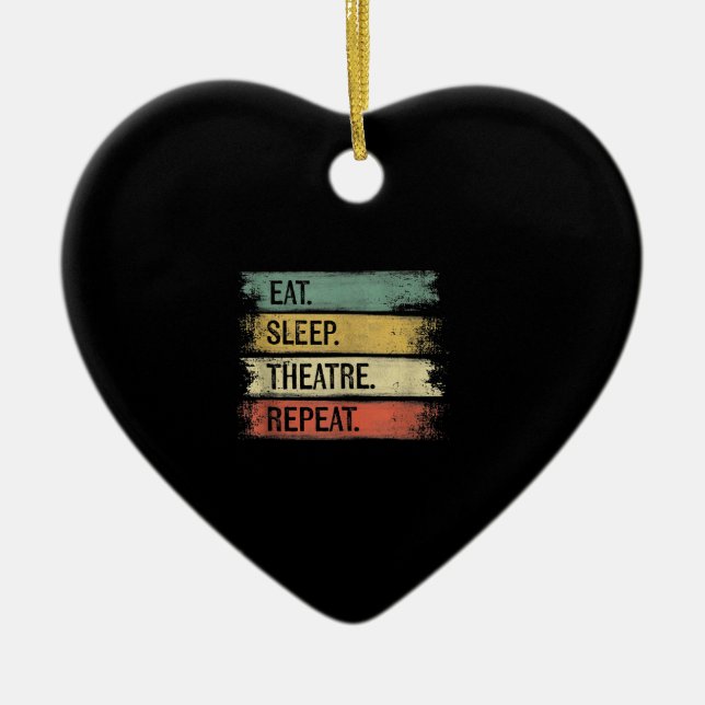 Adorno De Cerámica Actor de Regalos Tecnológicos del Teatro Repetir e (Frente)