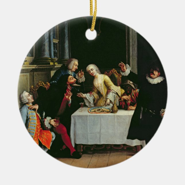 Adorno De Cerámica Actores cómicos (Frente)