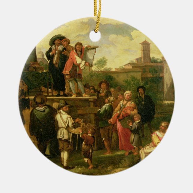 Adorno De Cerámica Actores que viajan (Frente)