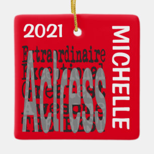 Adorno De Cerámica Actress Extraordinaire CUSTOM