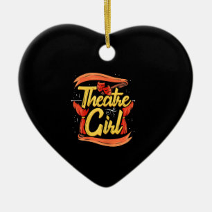 Adorno De Cerámica Actriz Chica actriz de televisión musical