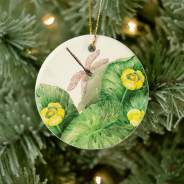 Adorno De Cerámica acuarela de lirio