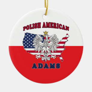 Adorno De Cerámica Adams Massachusetts Polaco