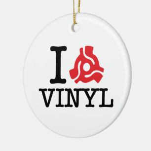 Adorno De Cerámica Adaptador de vinilo I 45