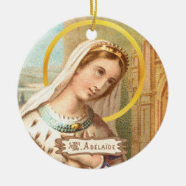 Adorno De Cerámica Adelaida, Santa Emperatriz Romana (LT 03)