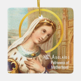 Adorno De Cerámica Adelaida, Santa Emperatriz Romana (LT 03)