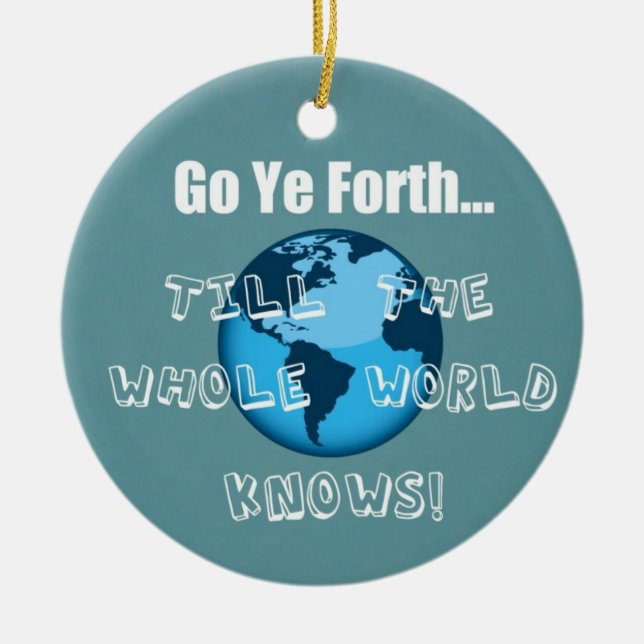 Adorno De Cerámica Adelante... (Frente)