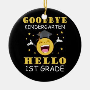Adorno De Cerámica Adiós Kindergarten Hola primer grado