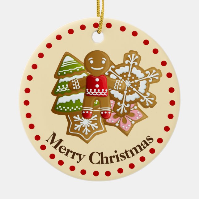 Adorno De Cerámica Adorable 1ª Feliz Navidad (Frente)