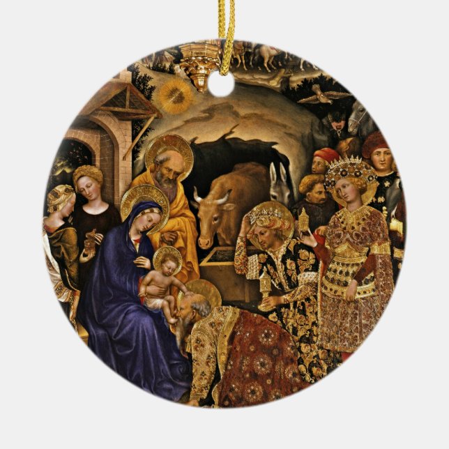 Adorno De Cerámica Adorazione dei Magi (Frente)