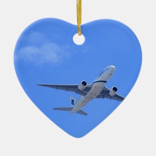 Adorno De Cerámica Aerolínea comercial (Frente)