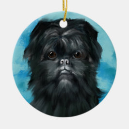 Adorno De Cerámica Affenpinscher