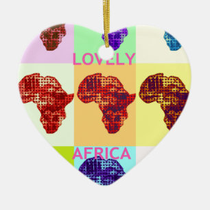 ADORNO DE CERÁMICA ÁFRICA AMABLE
