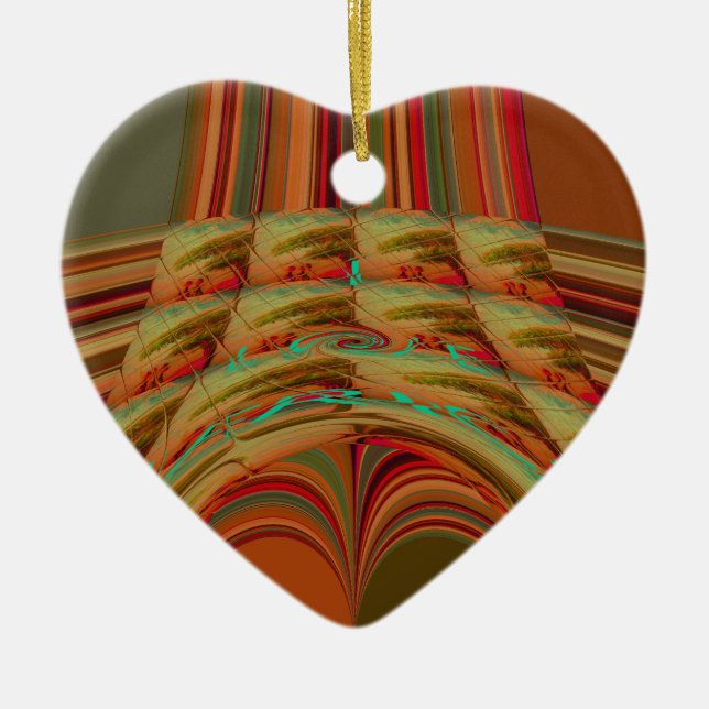 Adorno De Cerámica África: Tradición Hakuna Matata Montaña Moti (Frente)