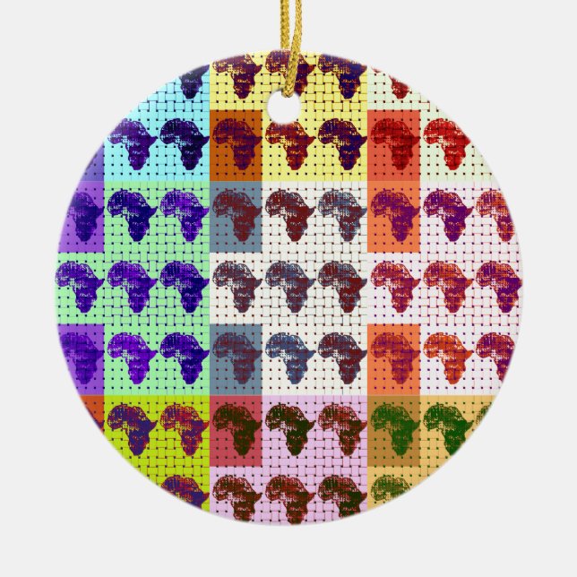 Adorno De Cerámica Africas (Frente)