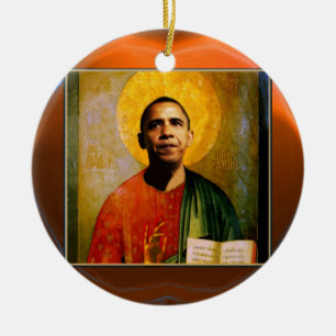 Adorno De Cerámica Agate Naranja de SANTOBAMA