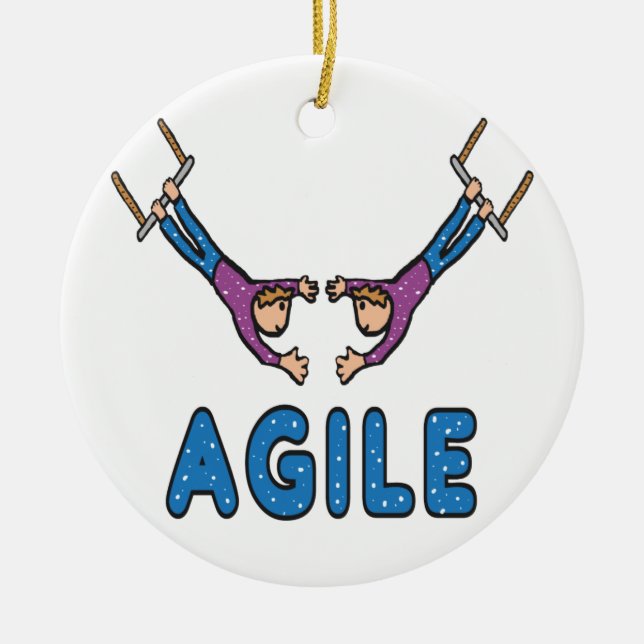 Adorno De Cerámica Agile (Frente)