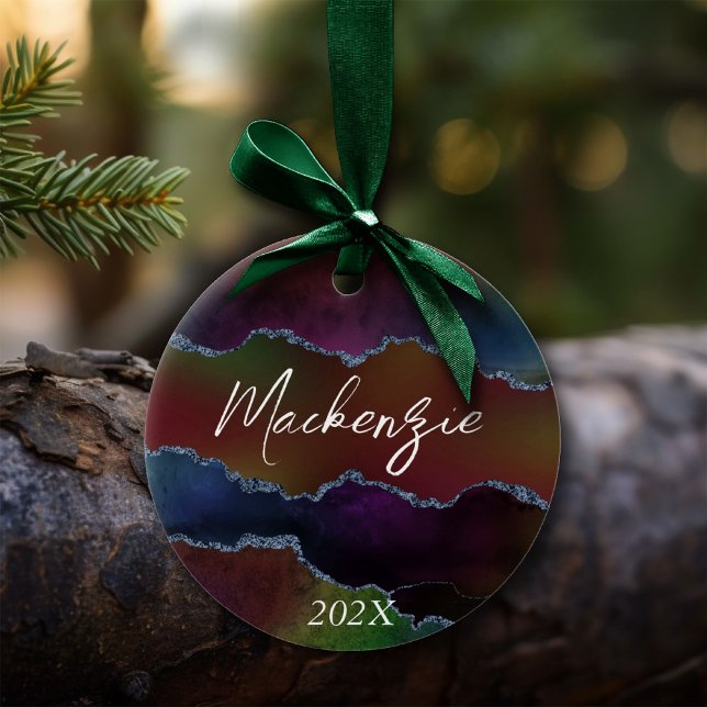 Adorno De Cerámica Agitación oscura intensa | Moody Rainbow Jewel Ton (Subido por el creador)