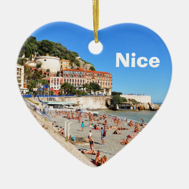 Adorno De Cerámica Agradable. Riviera francesa (Frente)