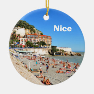 Adorno De Cerámica Agradable. Riviera francesa