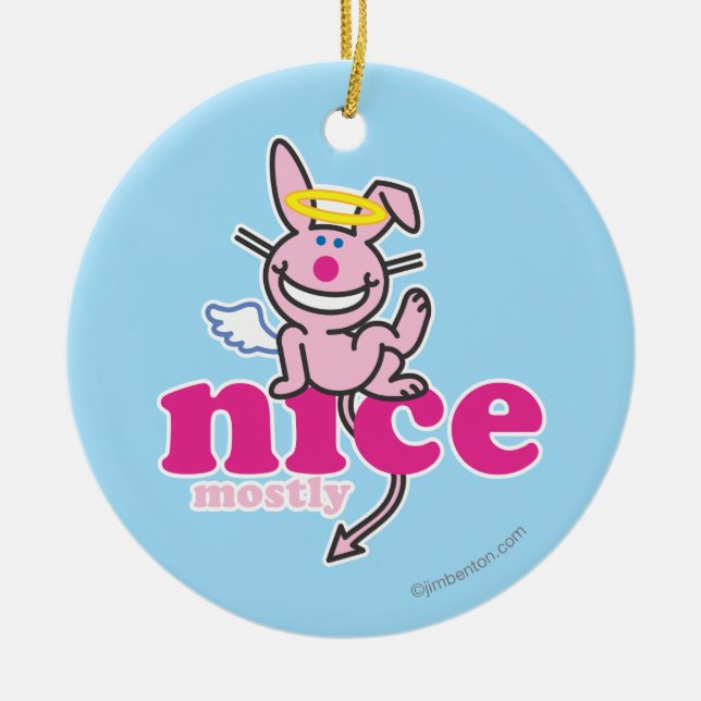 Adorno De Cerámica Agradable sobre todo (Frente)