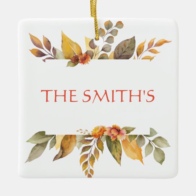 Adorno De Cerámica Agradecimiento por su bendición Acción de Gracias (Anverso)