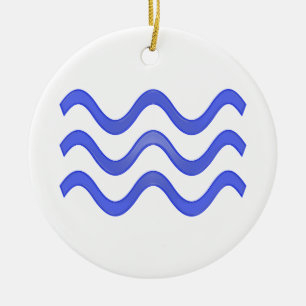 Adorno De Cerámica Agua
