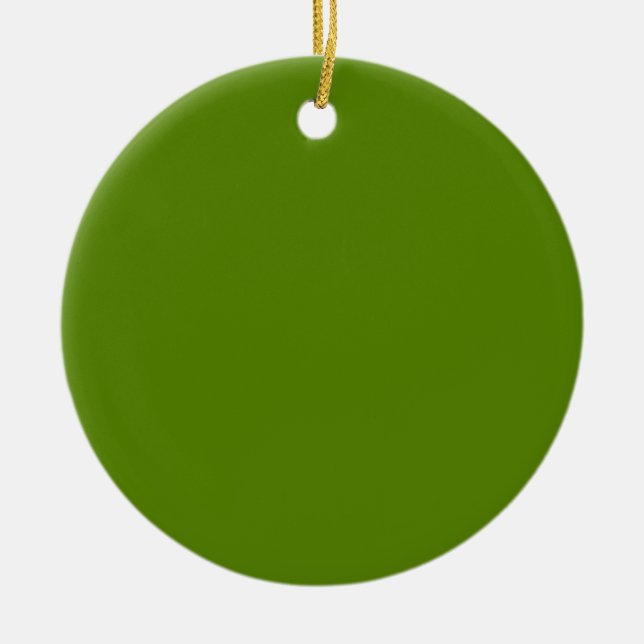 Adorno De Cerámica Aguacate (color sólido) (Frente)