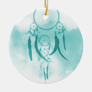 Adorno De Cerámica Aguamarina de Dreamcatcher