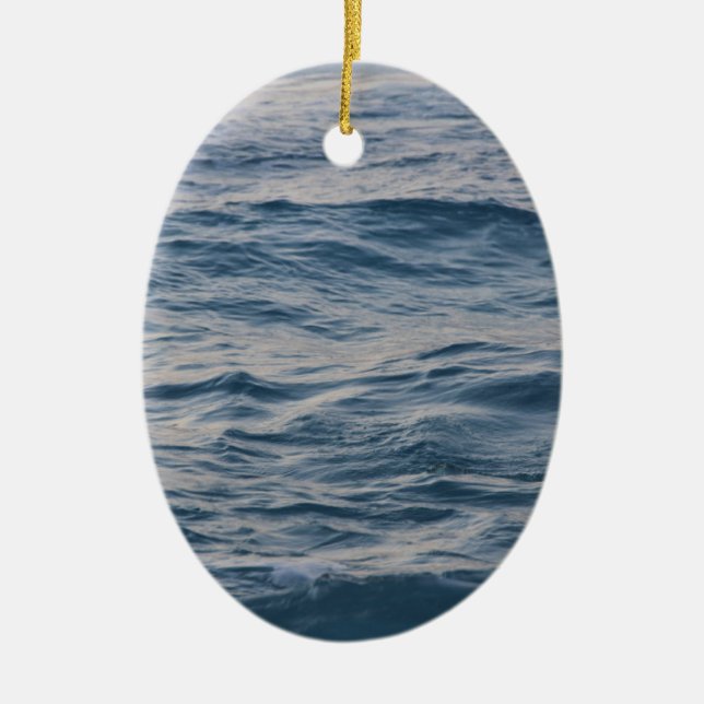 Adorno De Cerámica Aguas de mar cerradas (Frente)