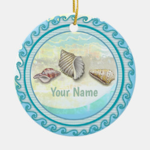 Adorno De Cerámica Aguas marinas