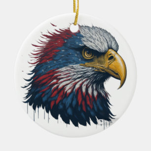 Adorno De Cerámica Águila calva americana