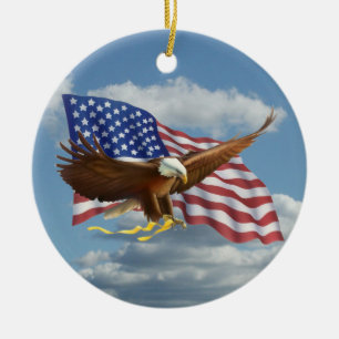 Adorno De Cerámica Águila calva americana
