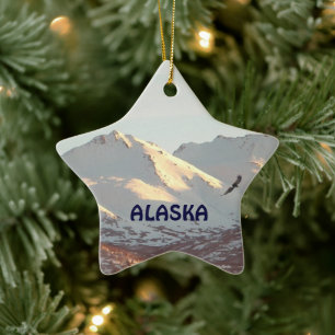 Adorno De Cerámica Águila de invierno