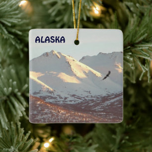 Adorno De Cerámica Águila de invierno