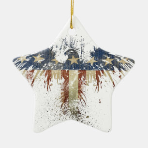Adorno De Cerámica Águila patriótica, Estados Unidos/Estados Unidos,